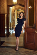 Robe manches structurées Camille