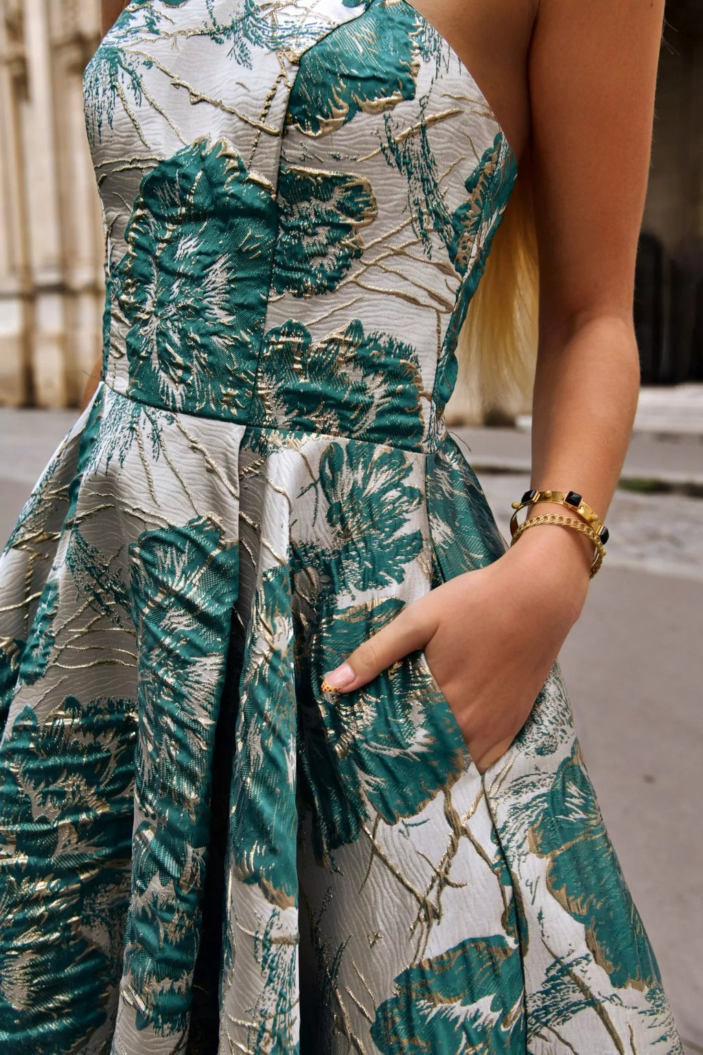 Robe Jacquart CAROLINA