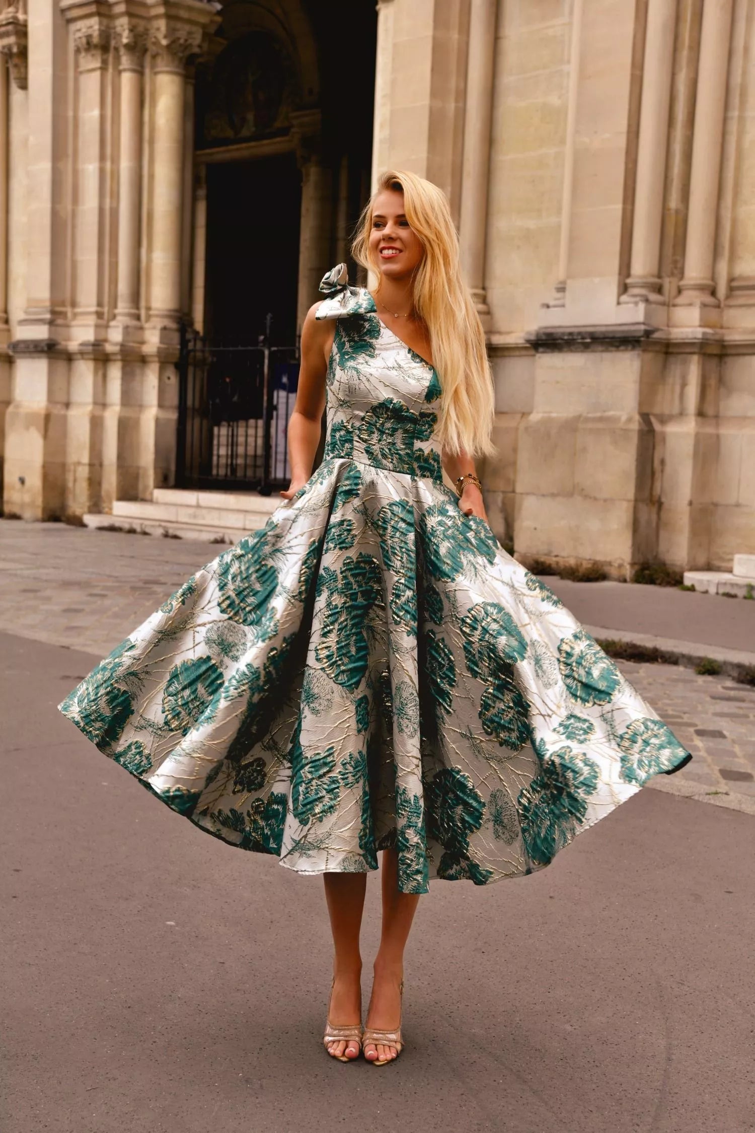 Robe Jacquart CAROLINA