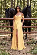 Robe Eleganza jaune pâle