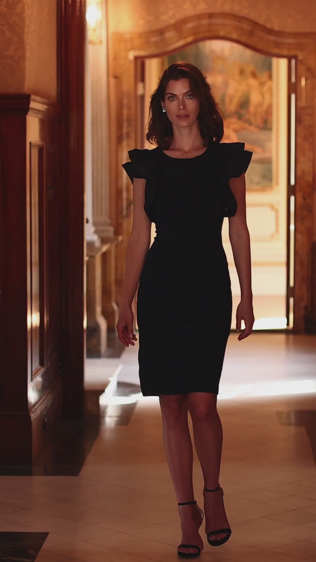 Robe manches structurées Camille