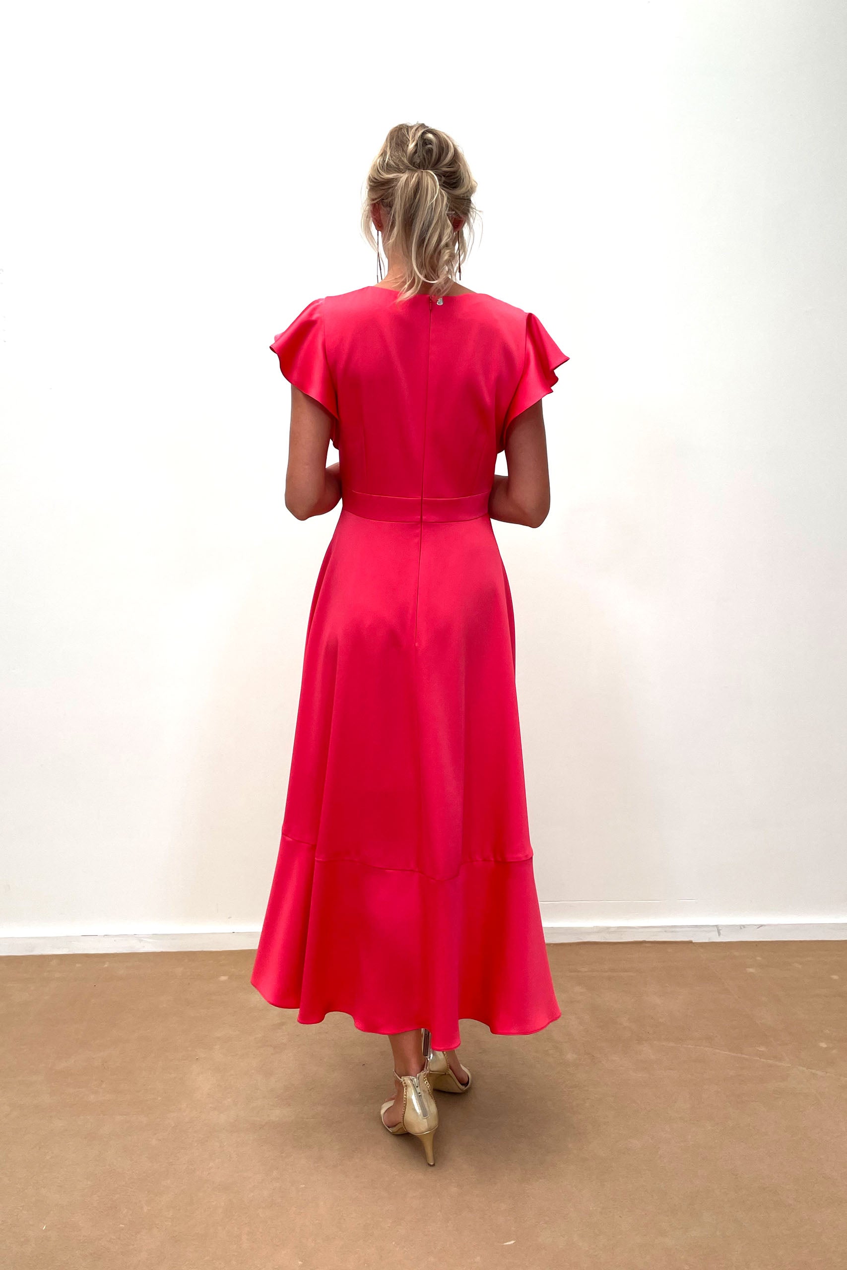 Robe satinée Linea Raffaelli